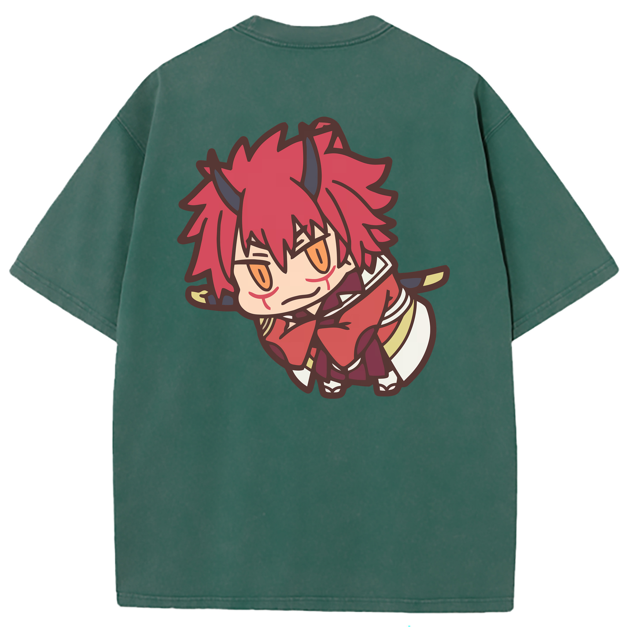 （画像用） 転スラ Regarding Reincarnated to Slime 綿100% ヴィンテージ風 半袖Tシャツ（背面プリント）